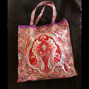 ETRO Vinyl Tote - Unique & Absolutely Beautiful !!